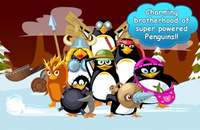 Überfall von verrückten Pinguinen