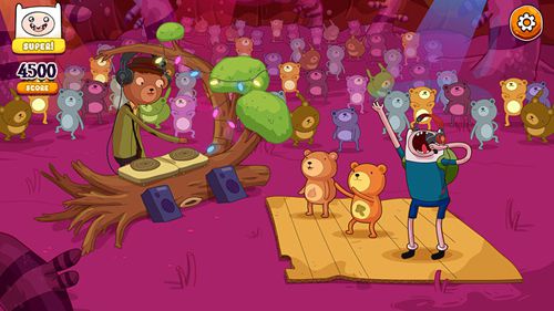 Rockstars von Ooo: Adventure Time Rhythmus-Spiel