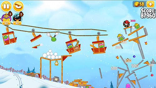 Angry Birds Seasons: Ski or Squeal