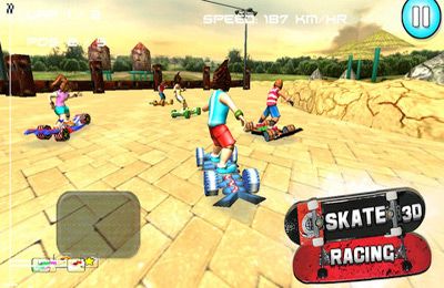 Skate Rennen 3D (Kostenlose Rennenspiele)