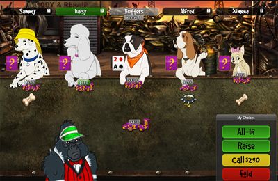 Hunde spielen Poker