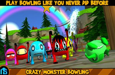 Bowling mit verrückten Monster