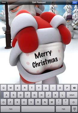 sprechender Weihnachtsmann für iPhone