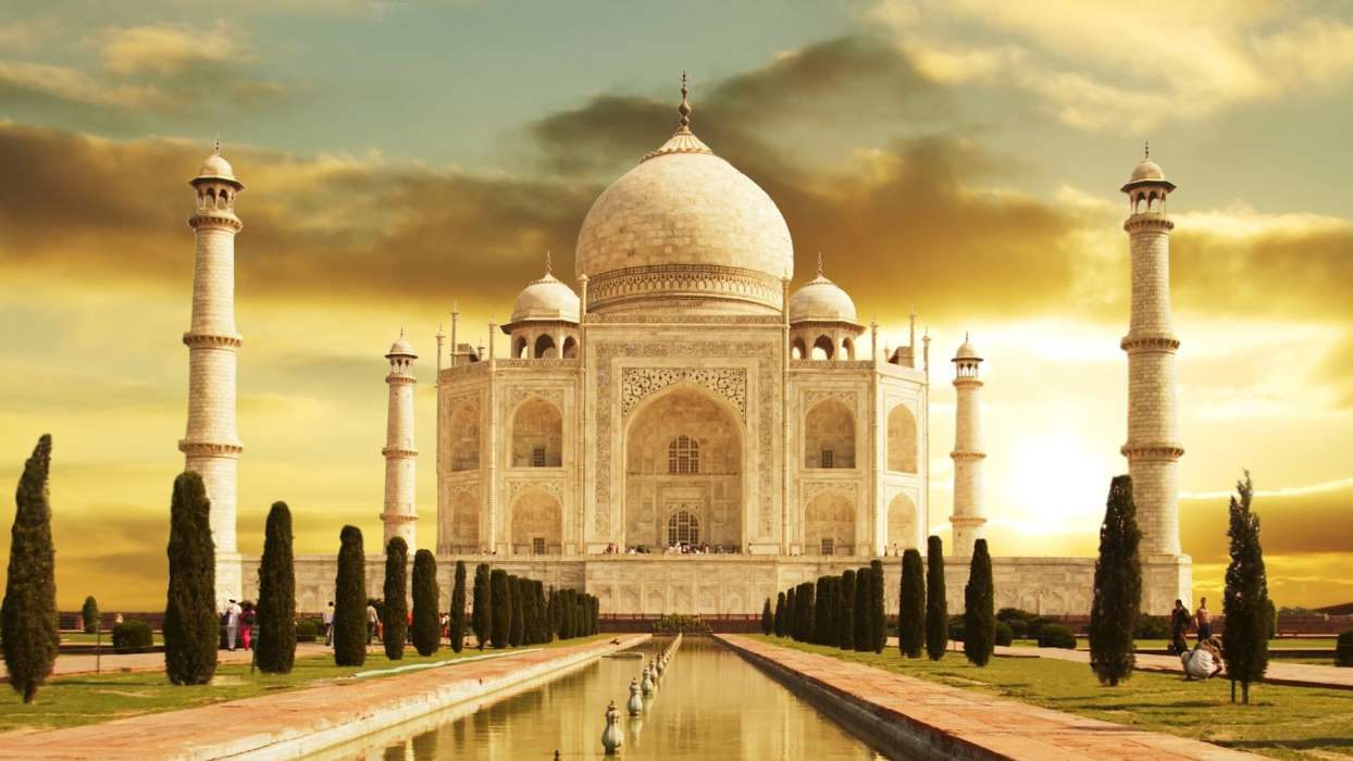 Taj Mahal,Architektur,Landschaft