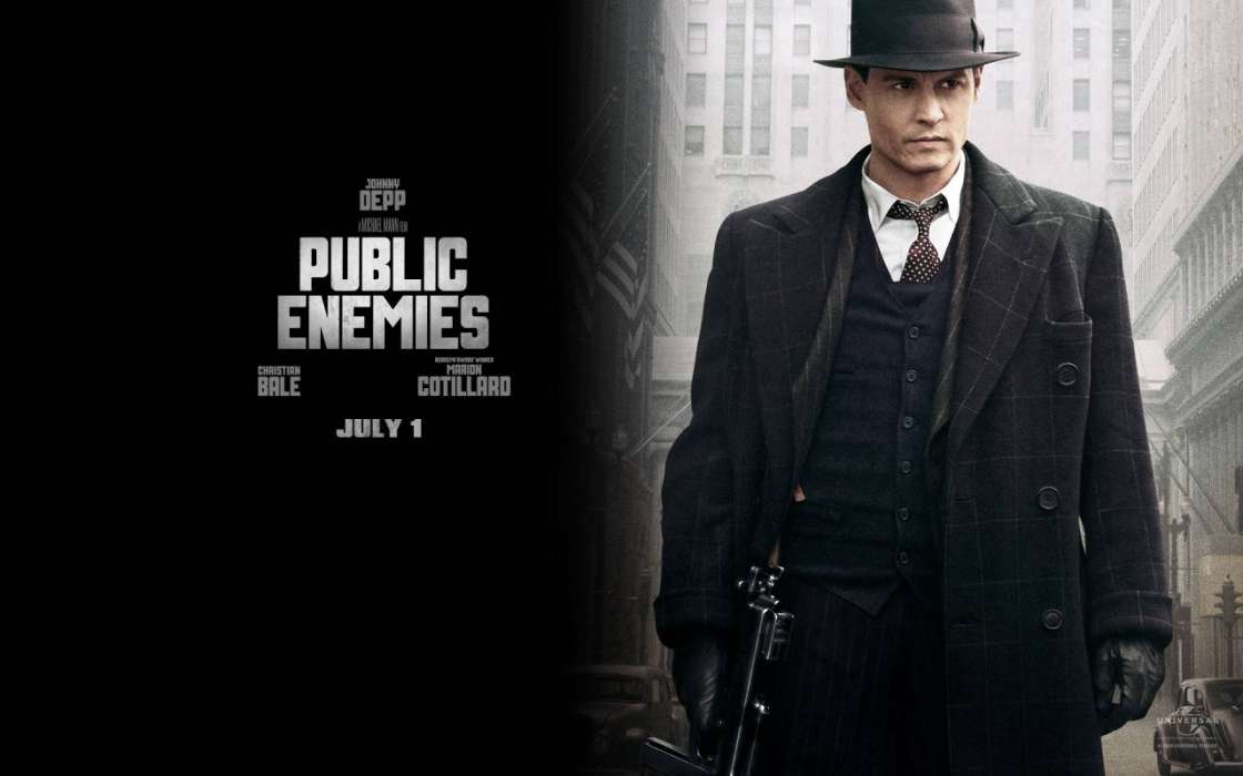 Kino,Menschen,Schauspieler,Männer,Johnny Depp,Public Enemies