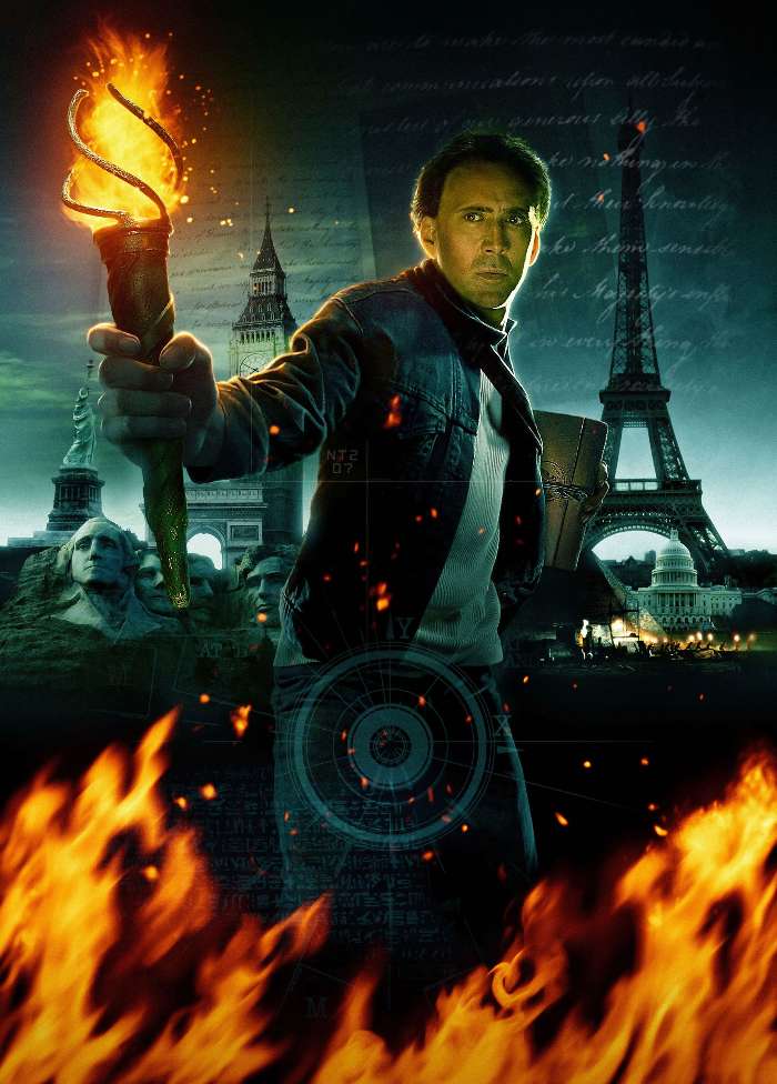 Kino,Menschen,Schauspieler,Feuer,Männer,Nicolas Cage,Das Vermächtnis der Tempelritter