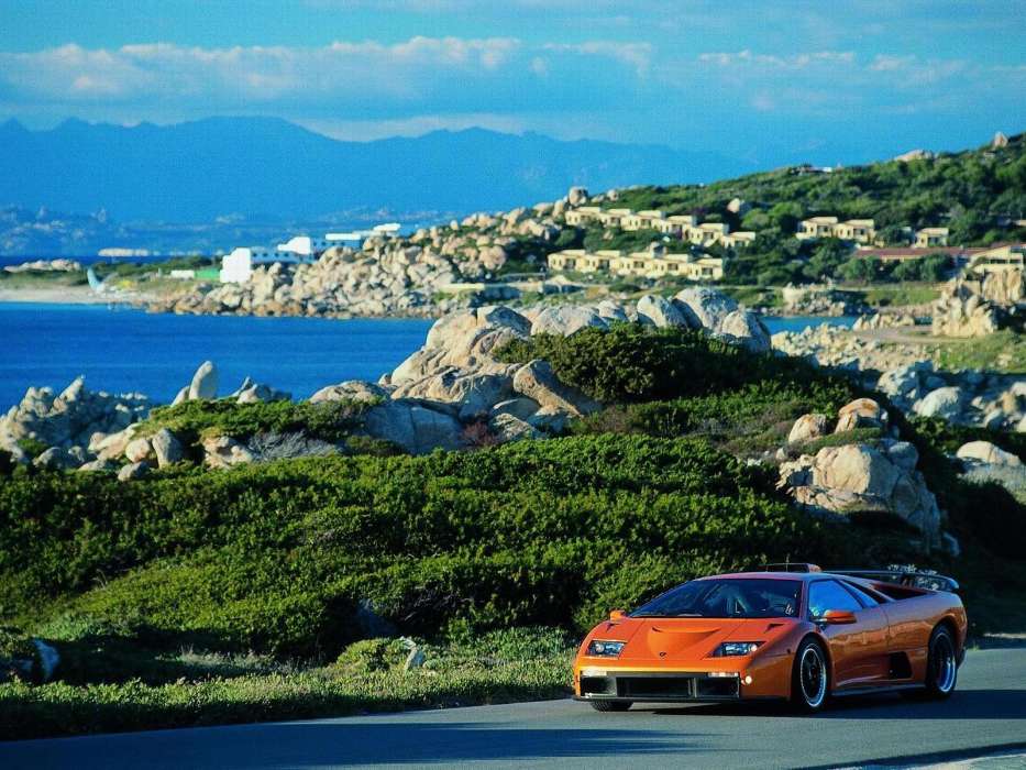 Transport,Auto,Roads,Sea,Lamborghini