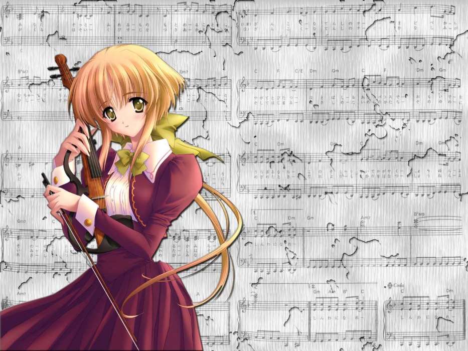 Musik,Anime,Mädchen,Werkzeuge,Violinen