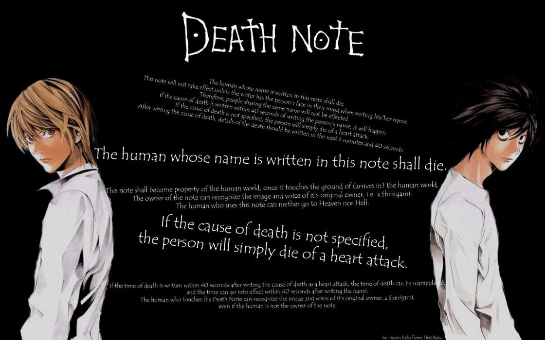Cartoon,Anime,Männer,Death Note