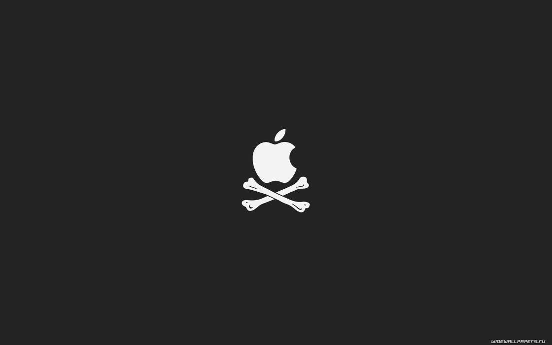 Humor,Marken,Logos,Apple-,Piraten