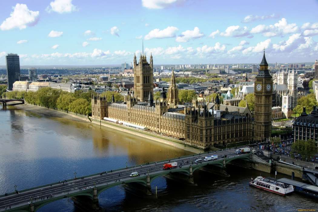 Landschaft,Städte,Flüsse,Architektur,London,Big Ben