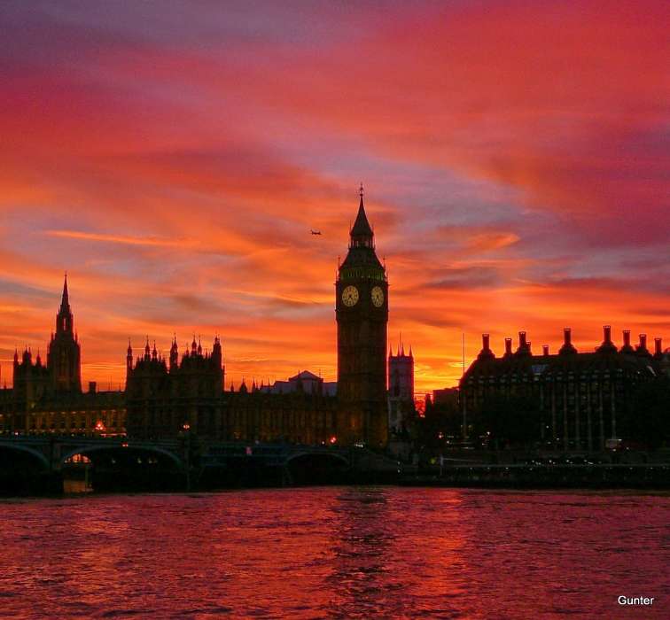 Landschaft,Städte,Sunset,Architektur,London,Big Ben