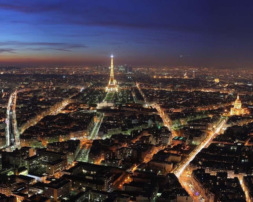 Landschaft,Städte,Übernachtung,Architektur,Paris,Eiffelturm