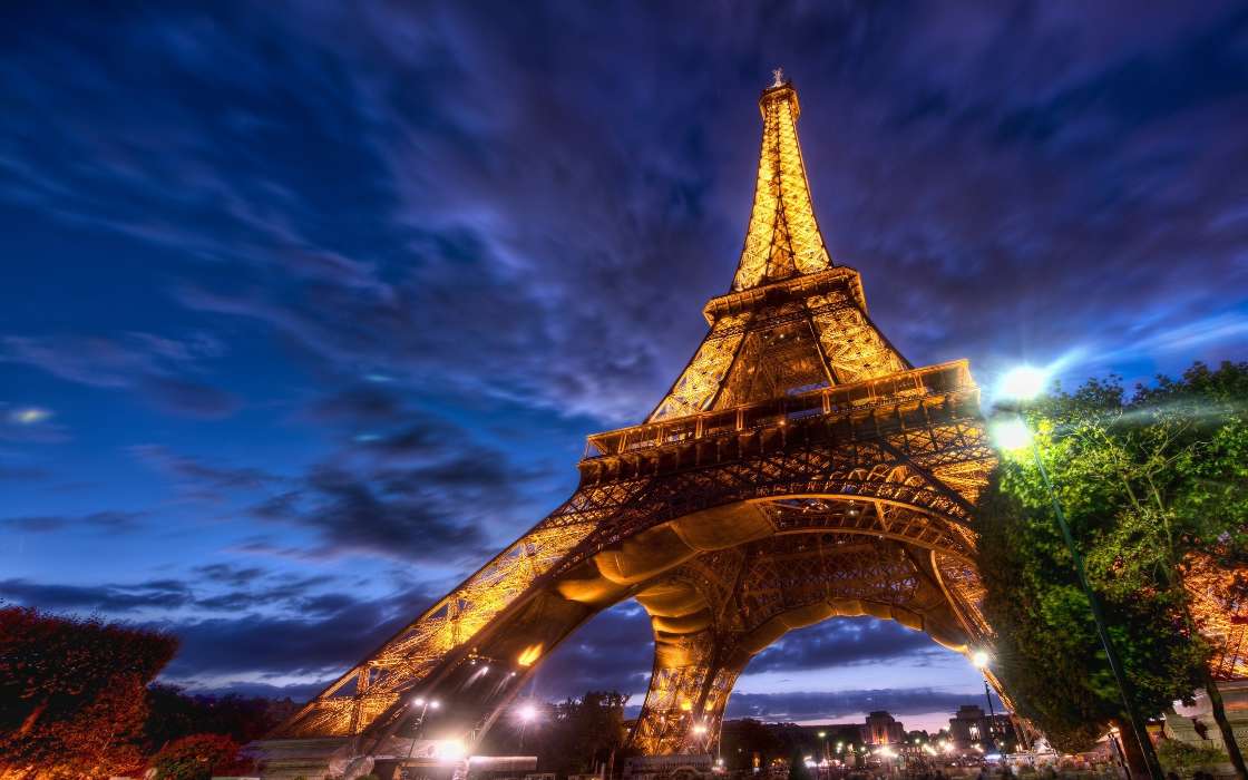 Landschaft,Übernachtung,Architektur,Eiffelturm