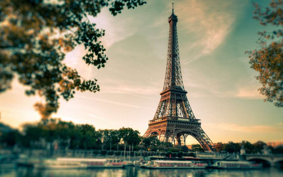 Architektur,Eiffelturm,Landschaft