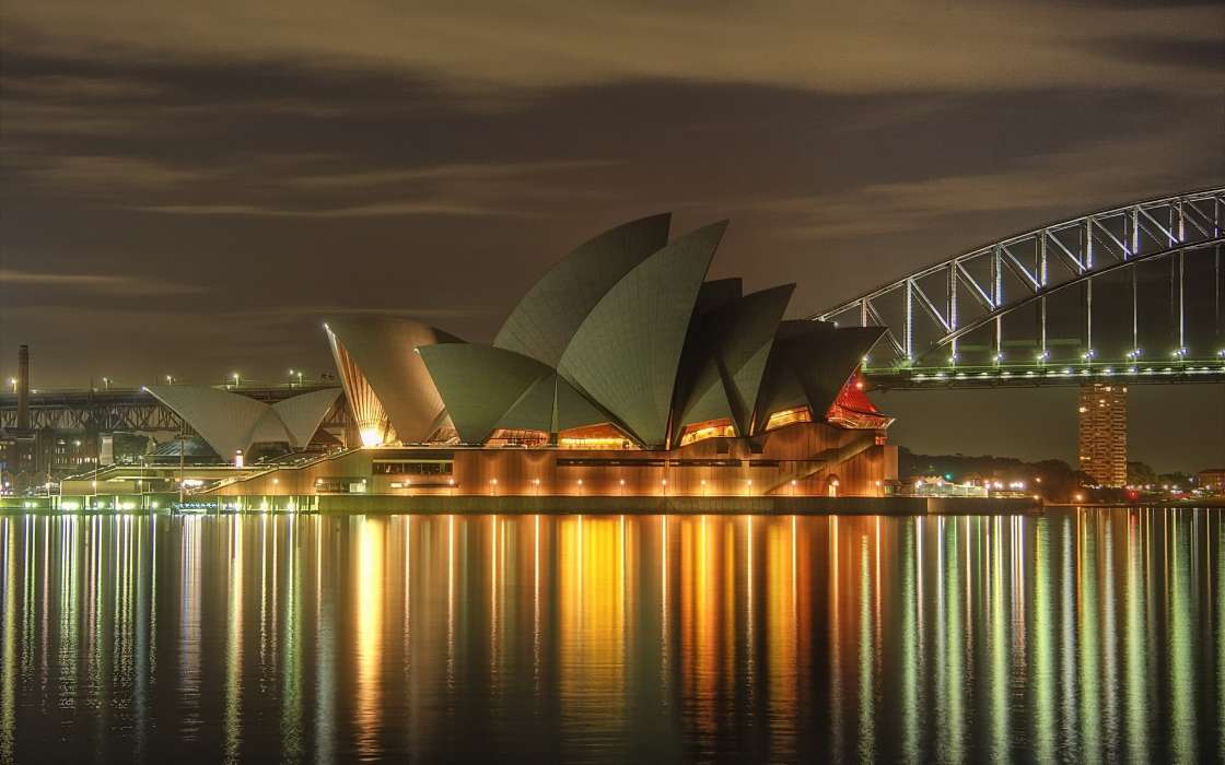 Landschaft,Städte,Sea,Übernachtung,Architektur,Sydney