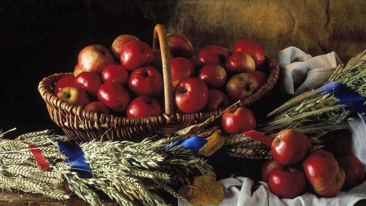 Äpfel,Lebensmittel,Hintergrund,Still-Leben