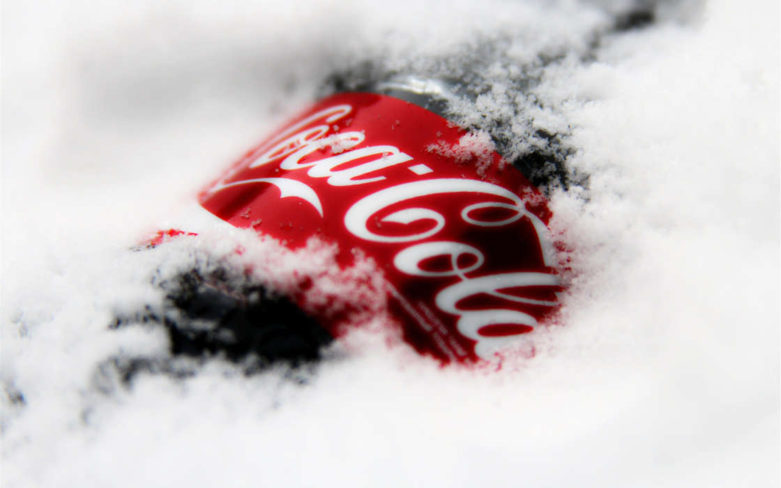 Marken,Logos,Schnee,Coca-Cola