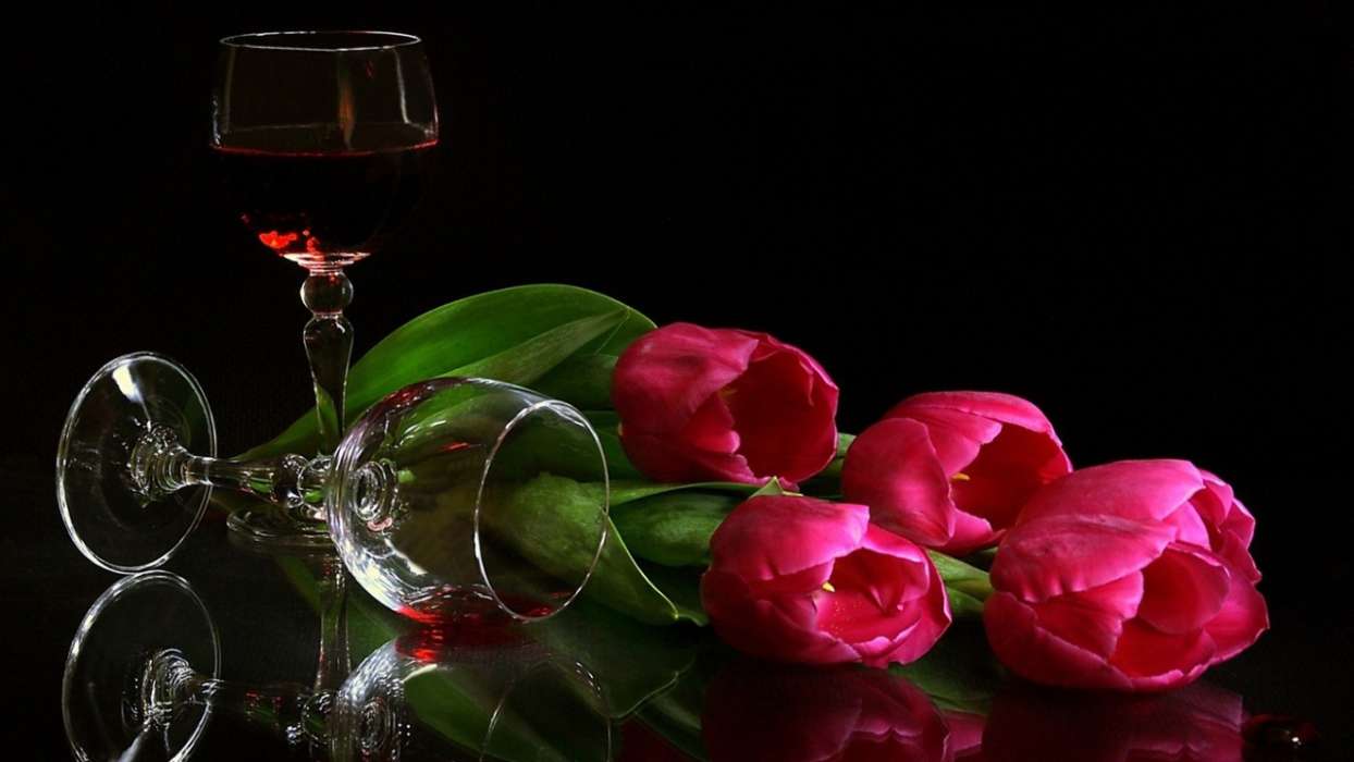 Blumen,Hintergrund,Wein