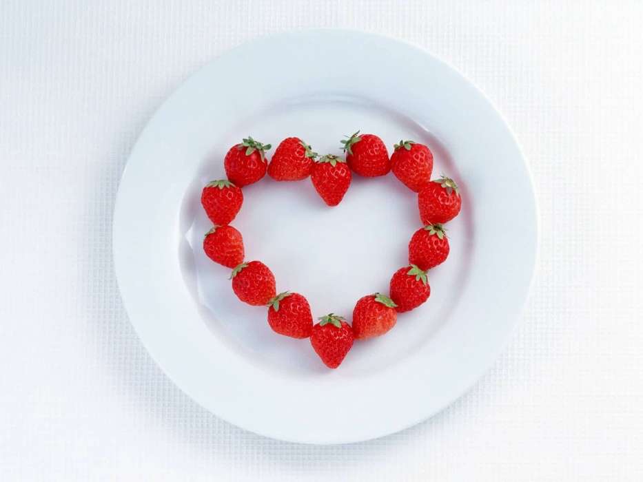 Feiertage,Lebensmittel,Erdbeere,Herzen,Liebe,Valentinstag,Berries