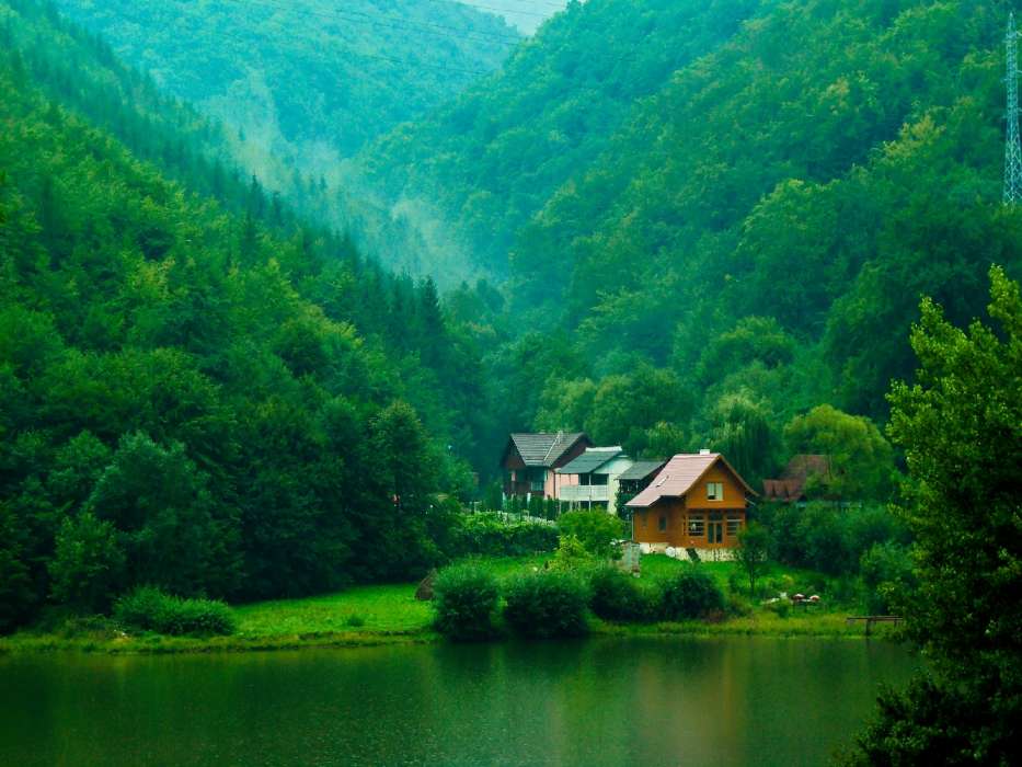 Häuser,Landschaft,Natur