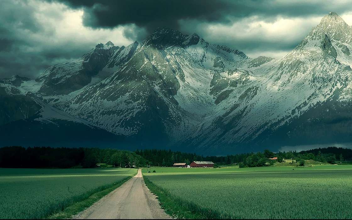 Landschaft,Roads,Mountains