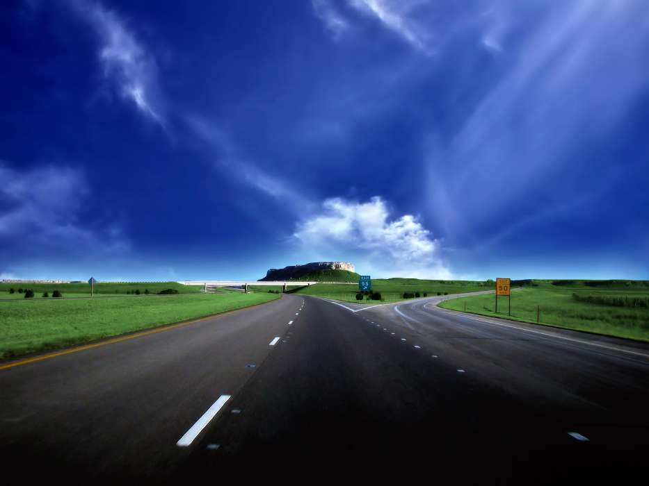 Roads,Sky,Landschaft