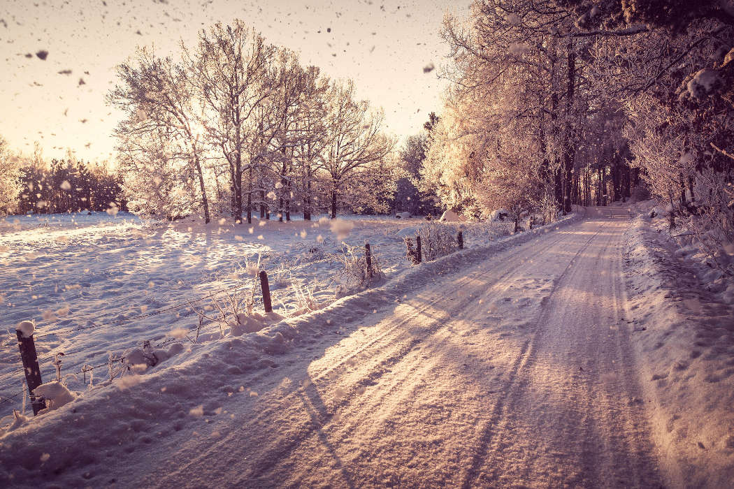 Landschaft,Winterreifen,Roads,Schnee