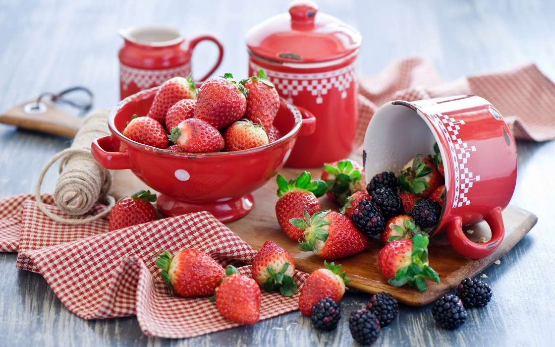 Lebensmittel,Obst,Erdbeere