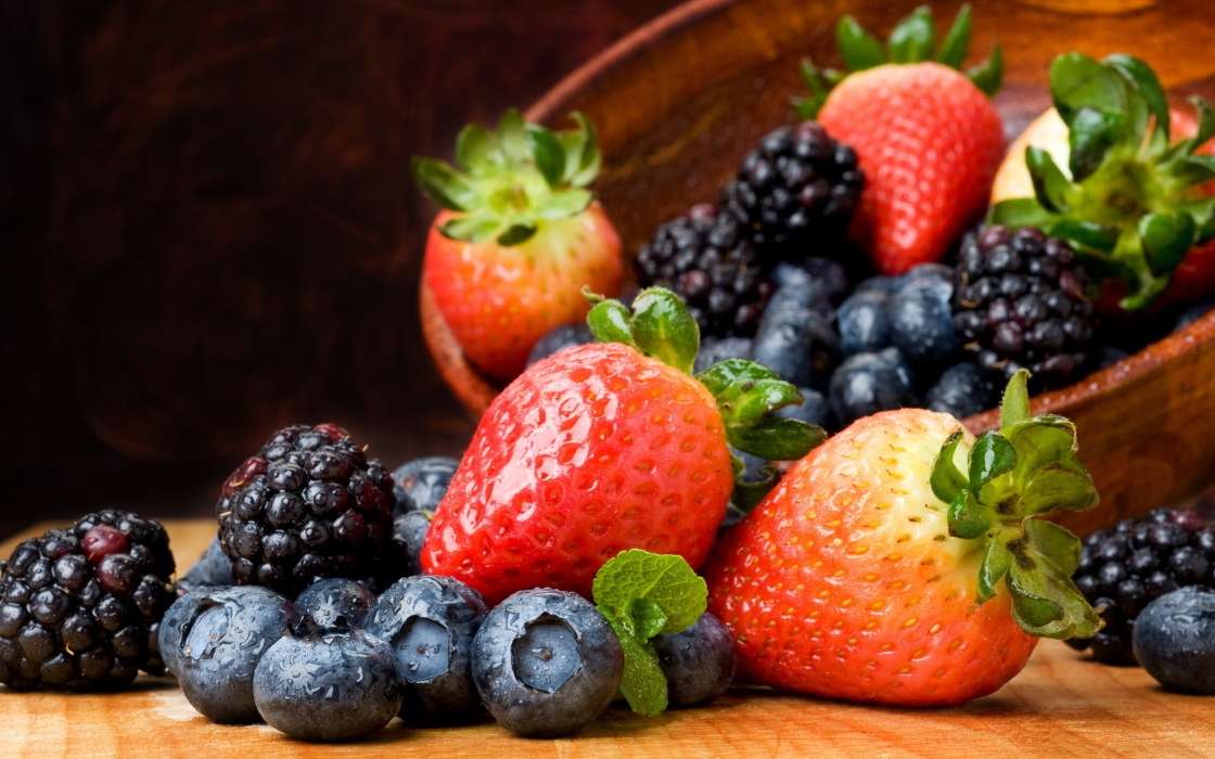 Obst,Lebensmittel,Erdbeere,Blackberry