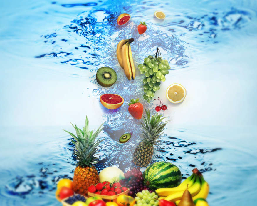 Obst,Wasser,Lebensmittel