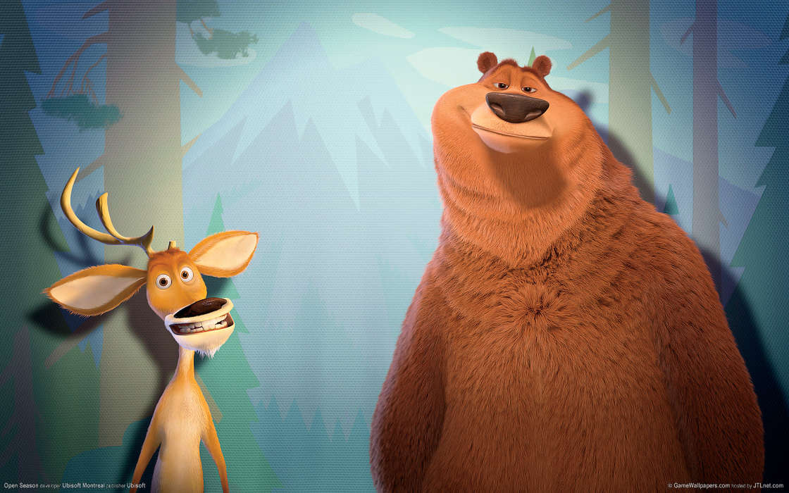 Cartoon,Tiere,Hintergrund,Bären,Wild