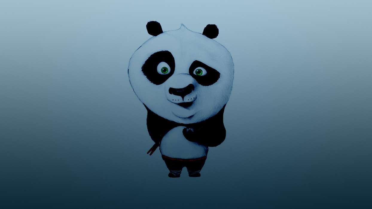 Cartoon,Panda Kung-Fu,Hintergrund