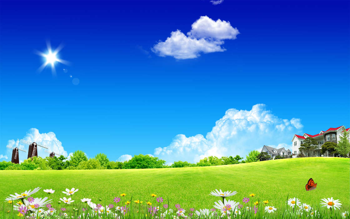 Landschaft,Grass,Hintergrund,Sky,Clouds
