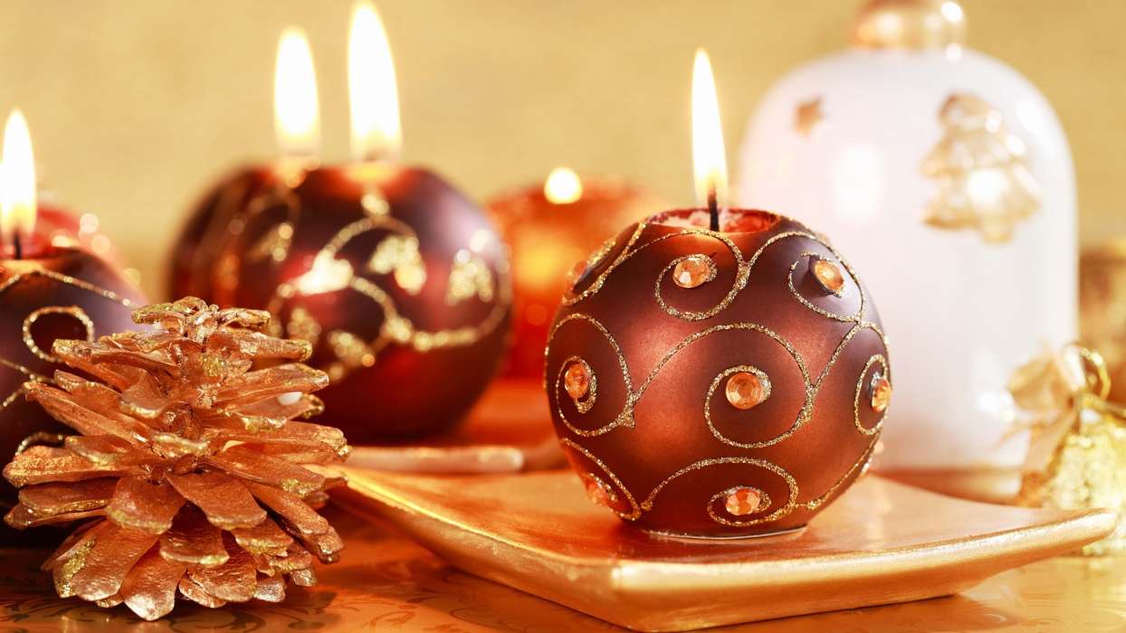 Feiertage,Hintergrund,Neujahr,Weihnachten,Kerzen