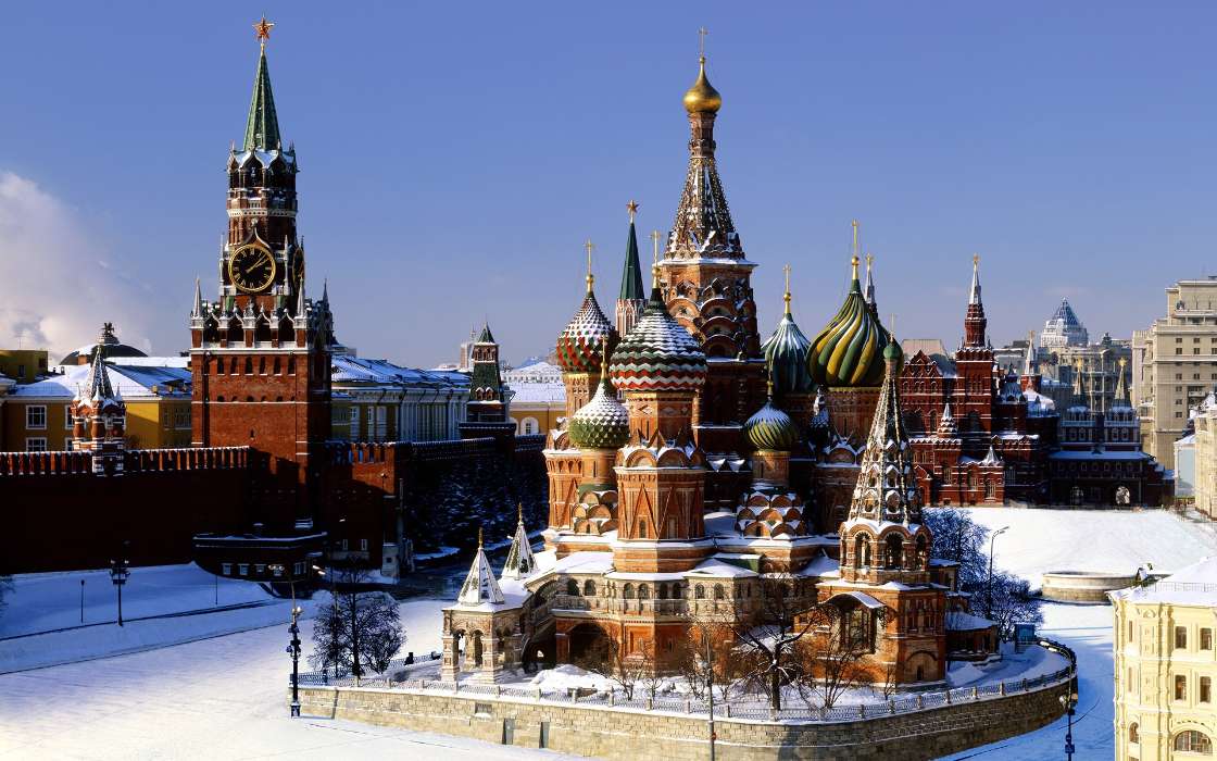 Landschaft,Städte,Moskau,Kreml