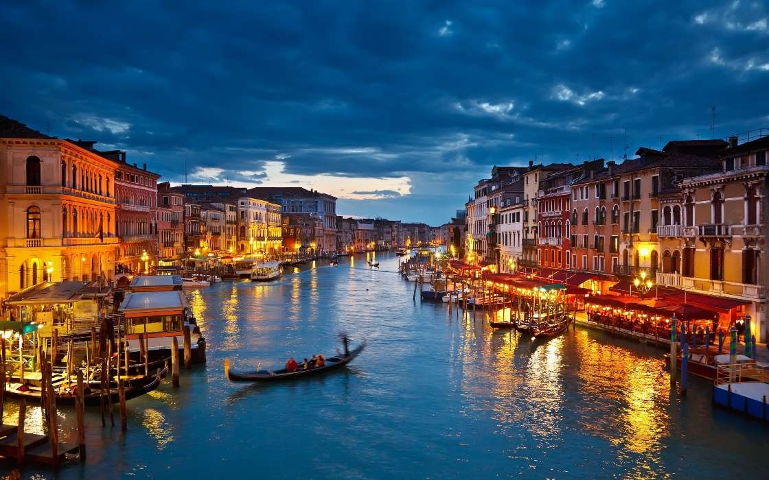 Venedig,Landschaft,Städte,Boote