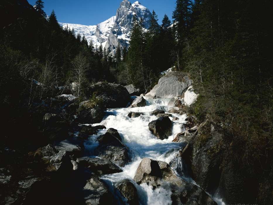 Landschaft,Flüsse,Mountains,Wasserfälle