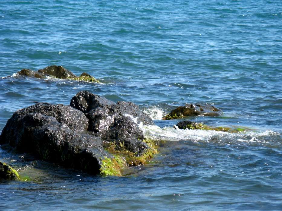Landschaft,Stones,Sea