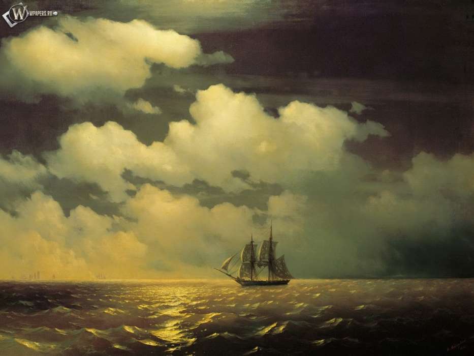 Transport,Sky,Schiffe,Sea,Clouds,Bilder
