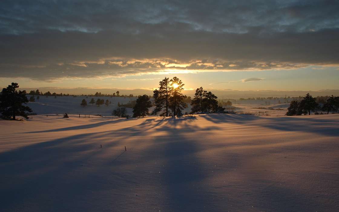 Landschaft,Winterreifen,Sunset,Sky,Schnee