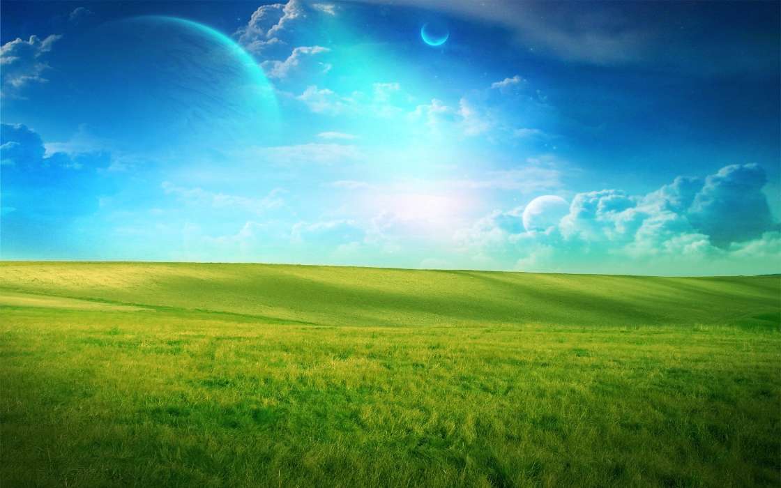 Landschaft,Grass,Sky