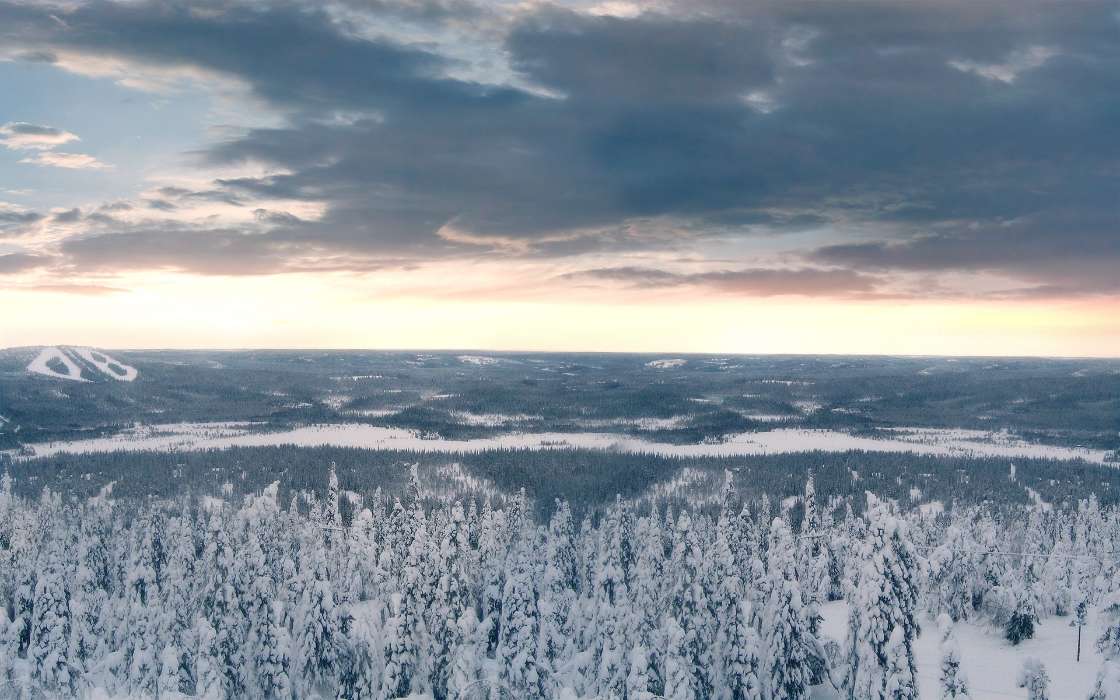 Landschaft,Winterreifen,Sky