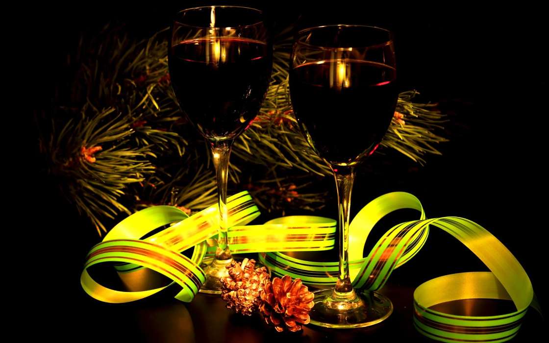 Neujahr,Wein,Feiertage