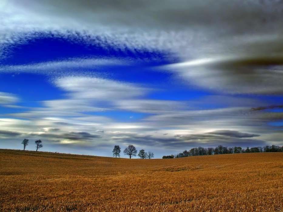 Clouds,Landschaft,Felder