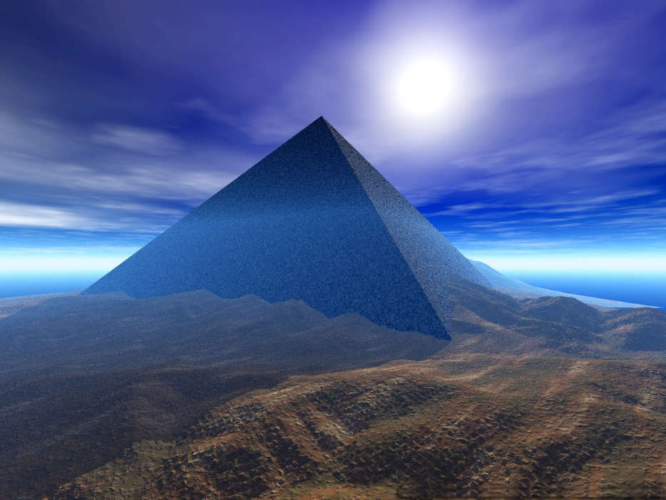 Landschaft,Pyramiden