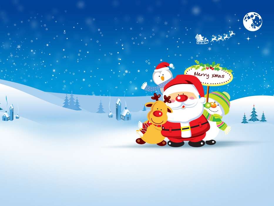 Feiertage,Winterreifen,Weihnachtsmann,Schnee,Weihnachten,Bilder