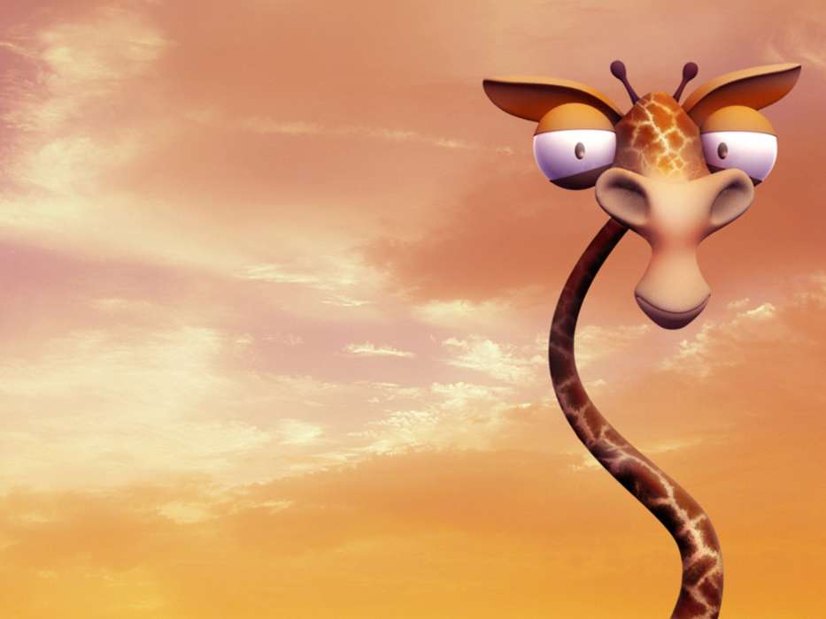 Humor,Giraffen
