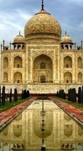 Lade kostenlos Hintergrundbilder Taj Mahal,Architektur für Handy oder Tablet herunter.