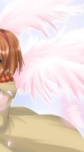 Lade kostenlos 240x400 Hintergrundbilder Anime,Engel für Handy oder Tablet herunter.